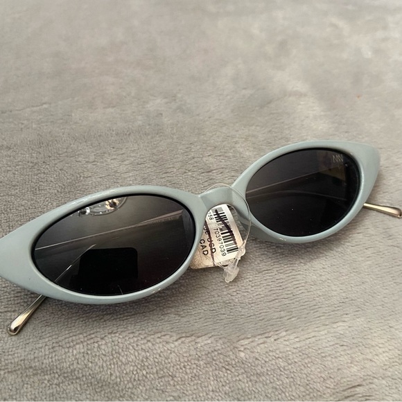 New! Matt & Natt Anthropologie Fiona Cat-Eye Sunglasses blue nwt 3377 main image 5
